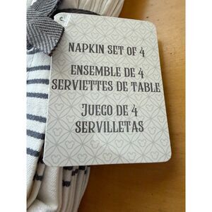 NWT Disney Mickey Mouse Napkin Set of 4 Eco Friendly Cotton